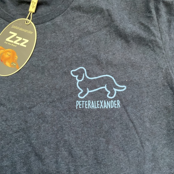 Peter Alexander Midnight Blue Sleep Tee L - Picture 2 of 5